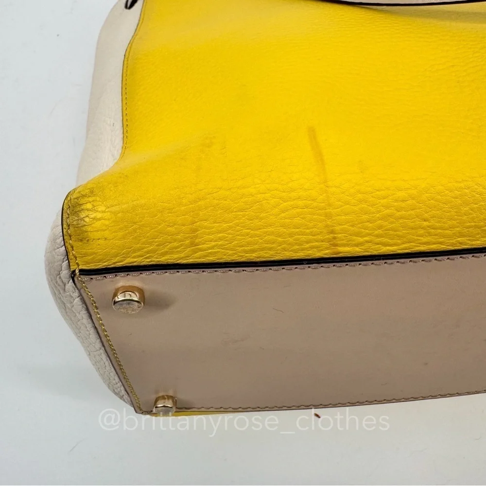 KATE SPADE Demarco Houston Street Tote in Limoncello 🍋